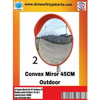 Cermin Cembung (convex mirror)  45 Cm Outdoor Original