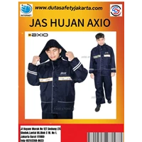 AXIO RAINCOAT BLACK PVC MATERIAL