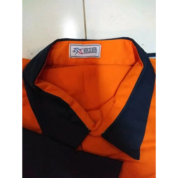 Baju Safety  (Wearpack) Xsis Warna Kombinasi Lengan Panjang