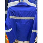 Baju Safety (Wearpack) Exis Warna Biru BCA 3