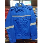 Baju Safety (Wearpack) Exis Warna Biru BCA 2
