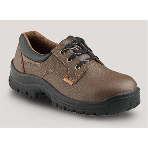 Safety shoes krushers Alaska Hitam/Coklat
