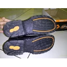 Safety shoes krushers nevada Hitam/Coklat 9