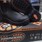 Safety shoes krushers nevada Hitam/Coklat 6