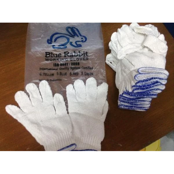 Catoon Yarn Fabric Gloves 5
