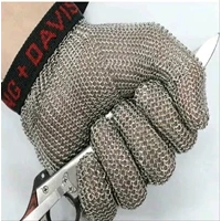 5-Finger Steel Gloves / Stainless Metal Mesh Glove