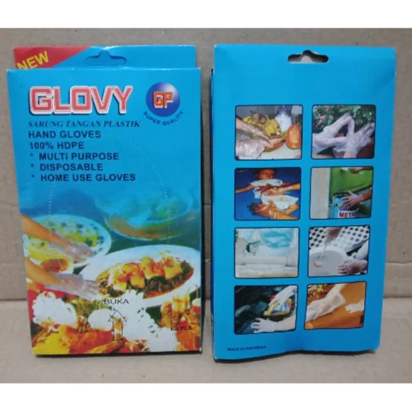 Glovy Plastic safety gloves Glovy