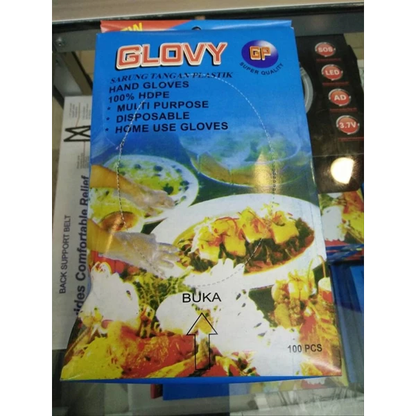 Glovy Plastic safety gloves Glovy