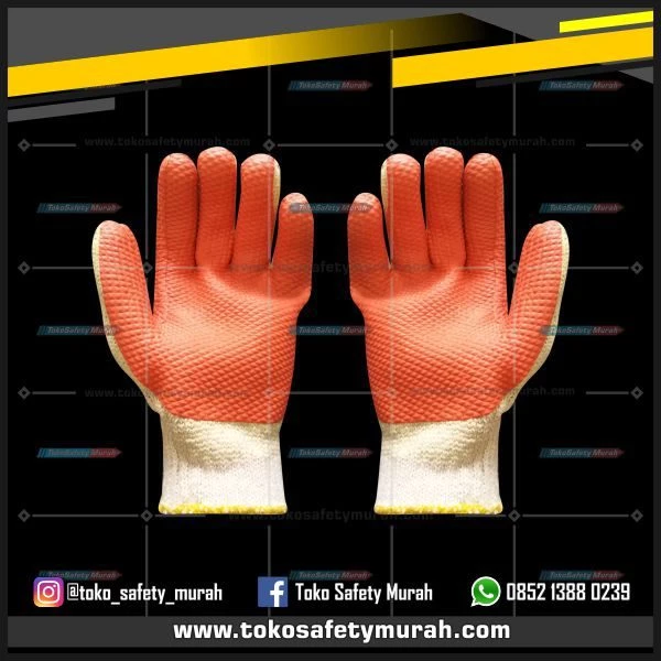 Sas Orange Safety Gloves Mu rah