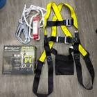 Full Body Harness absorber double lanyard big hook safety belt Gosave 4