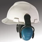 MSA left/RIGHT Helmet Mounted Ear Muffs - BLUE 1