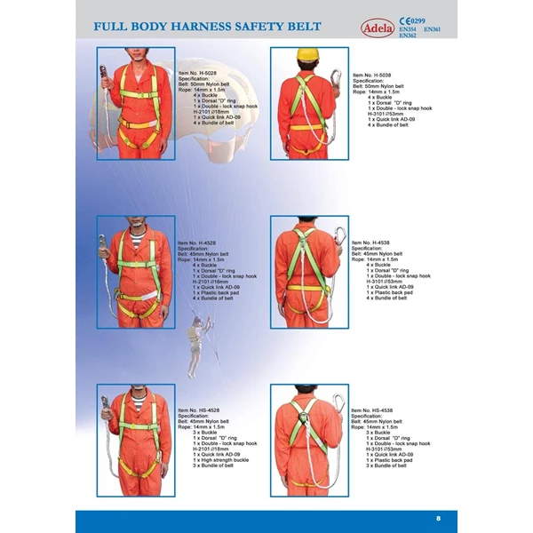 Full body harness ADELA HK45 standar eropa