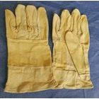 Yellow Argon Welding Leather Gloves 5