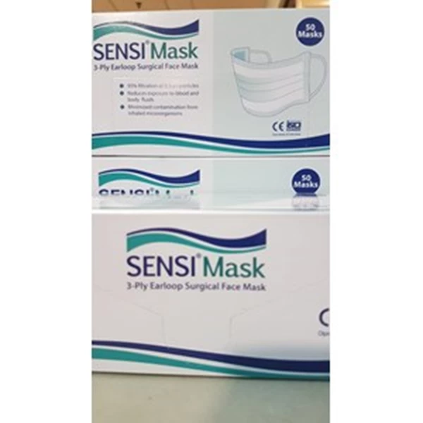 Sensi Protective Breathing Mask 3 Ply Earloop