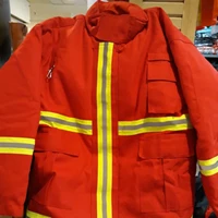 Setelan jaket celana pemadam kebakaran lokal
