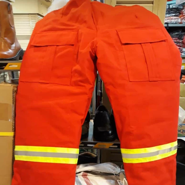 A local fire suit jacket suit