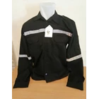 Xsis Black Long Sleeve Safety Work Shirt 4