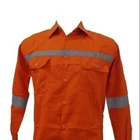 Baju Safety Xsis Lengan Panjang Warna Orange 1