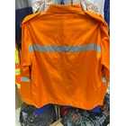 Baju Safety Xsis Lengan Panjang Warna Orange 3