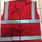 Safety Vest Material Red Drill 1