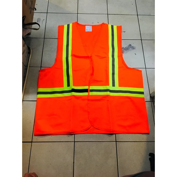Techno Safety Vest Orange Color