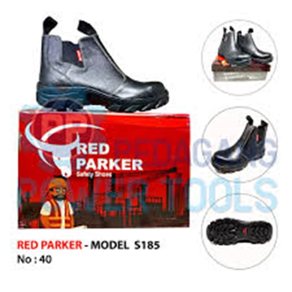 Red Parker S185 Safety Shoes