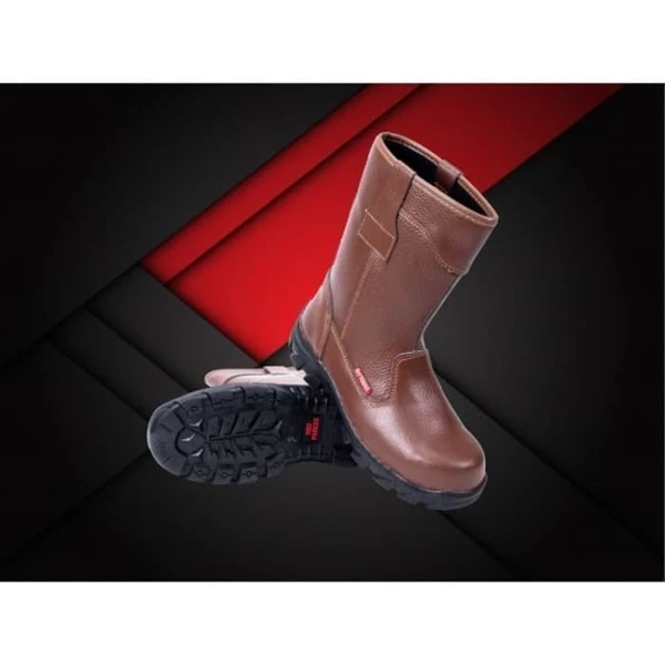 Red Parker T 186 Safety Shoes