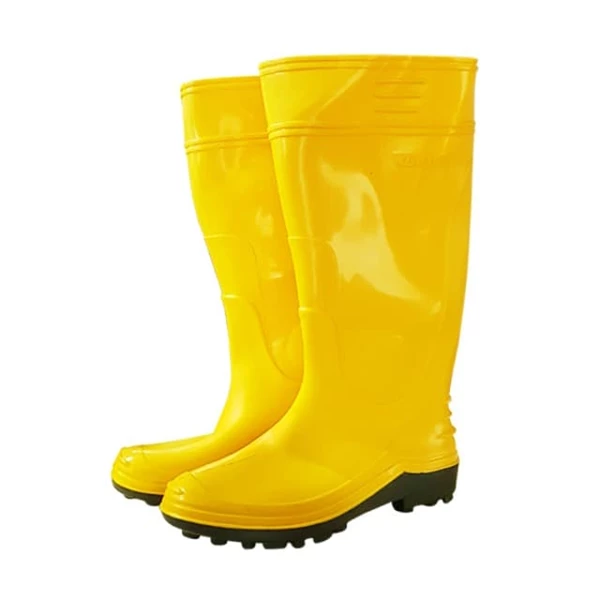 Yellow Wing On Boot Safety Shoes