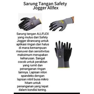 Distributor Sarung Tangan Safety Jogger Allflex Terlengkap: Berikan Perlindungan Terbaik Pada Tanganmu