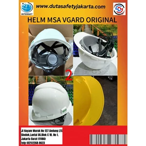 W, HELM SAFETY MSA VGARD ORIGINAL PUTIH